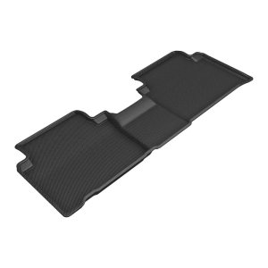 Hyundai Santa Fe Hybrid Floor Mats - Rear - 3D MAXpider - Kagu - Black - `24-`26 Hyundai Santa Fe Hybrid Floor Mats - Rear - 3D MAXpider - Kagu - Black - `24-`26